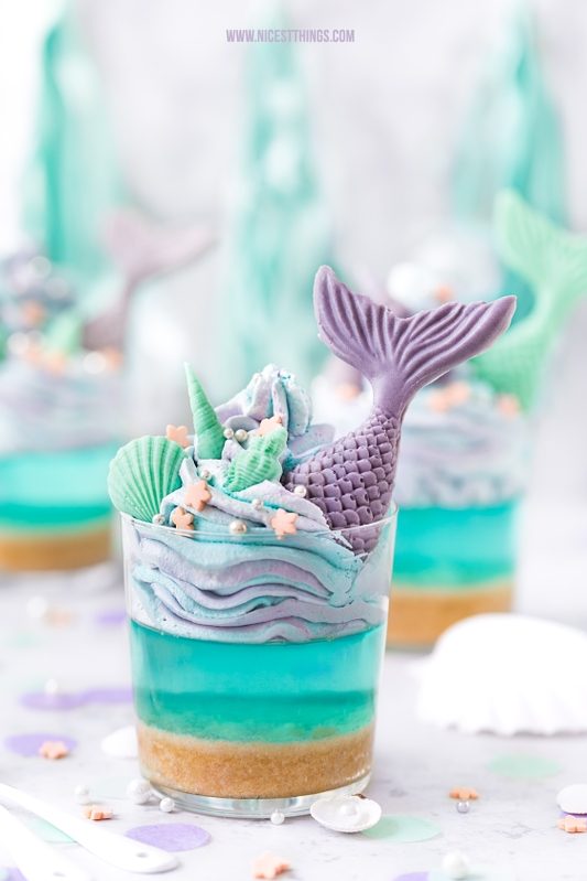 Meerjungfrau Dessert Meerjungfrauen Party Mermaid