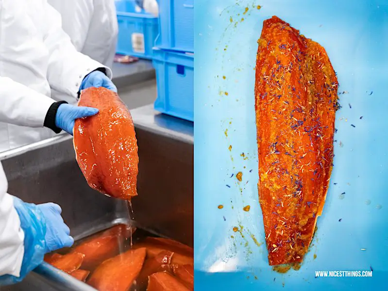 Graved Lachs gebeizt Friedrichs Fisch Feinfisch Manufactur Alaska Wildlachs