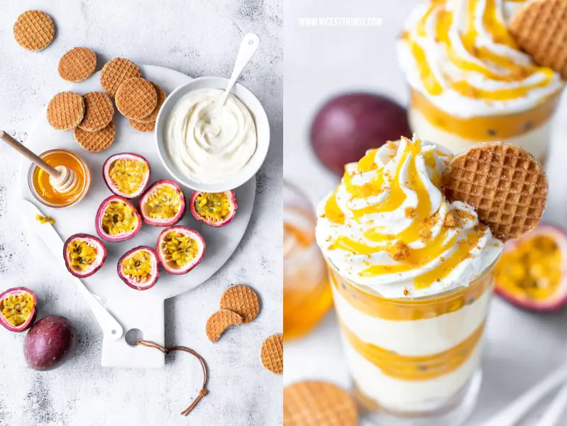 Maracuja Creme Buttermilch Honig Dessert Rezept Osterbrunch